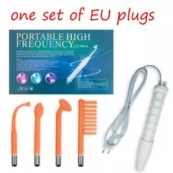 Портативная высокочастотная палочка для терапии кожи, электротерапевтическая расческа, подтягивающая, для удаления акне, пятен, шрамов, для массажа лица, эстетическое оборудование