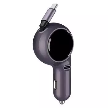 Портативное автомобильное сверхбыстрое зарядное устройство Type-C Flash Charger Автомобильное зарядное устройство для телефона Выдвижной кабель Зарядные устройства для сотовых телефонов Автомобильные принадлежности United States