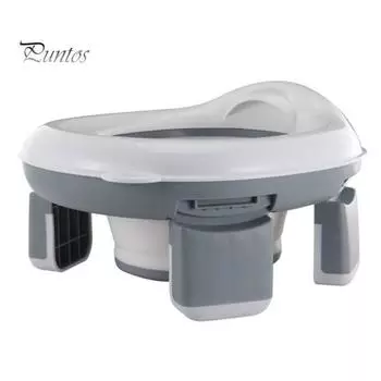 Портативное детское сиденье для унитаза, безопасное, удобное, удобное, складное, широкое применение, детский туалет для путешествий розовый