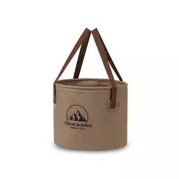 Портативное складное ведро 5 л 10 л большой вместимости для кемпинга на открытом воздухе, путешествий, складной ручной контейнер для воды для походов на открытом воздухе 5L