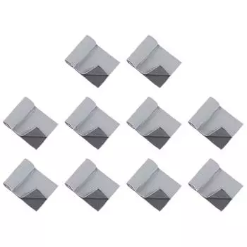 Портативное спортивное полотенце, охлаждающее полотенце с футляром для хранения для тренажерного зала, йоги (Светло-серый) #