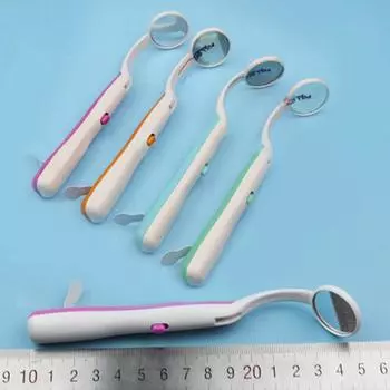 портативное стоматологическое зеркало для ухода за полостью рта отбеливание зубов чистый инструмент универсальный светодиодный противотуманный светильник