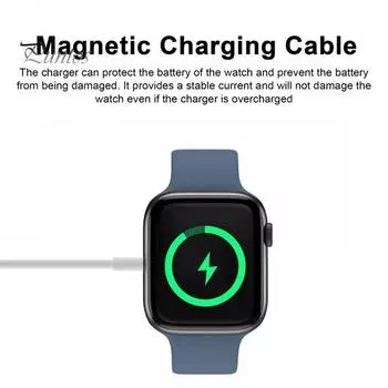 Портативное зарядное устройство для умных часов, магнитный зарядный кабель, компактный размер, не спутывается, портативное универсальное зарядное устройство для часов Apple Watch S1/2/3/4/5/6/7/8 Type-C