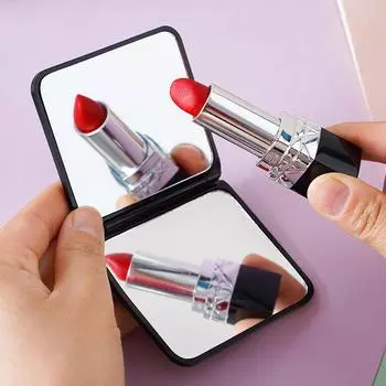 Портативное зеркало для макияжа, зеркало для туалета, зеркало принцессы, складное портативное, портативное мини-двухстороннее маленькое квадратное зеркало Moon #C0WRA#