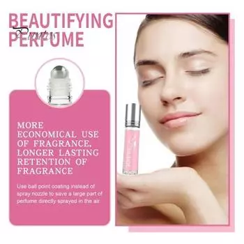 Портативные духи для женщин и девочек, мягкие и не острые, стойкие, цветочные, парфюмерные, растительные, безалкогольные, в форме шариков, духи для свиданий, вечеринок 10ML