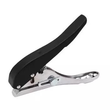 Портативные дыроколы 10 мм Инструмент для пробивки отверстий в картах Ручной зенковочный сверлильный пуансон Инструмент для картона Бумажные поделки Этикетки чёрный