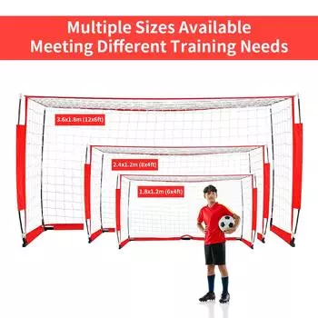 Портативные футбольные ворота, футбольные сетки для тренировок по футболу на заднем дворе, футбольные ворота для малышей S