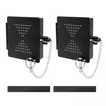 Портативные Кемперы Бамперы Колпачки 2 шт. Квадратные Торцевые Крышки для Стандартных 4-дюймовых Бамперов Кемперов Черные Удобные Конструкции