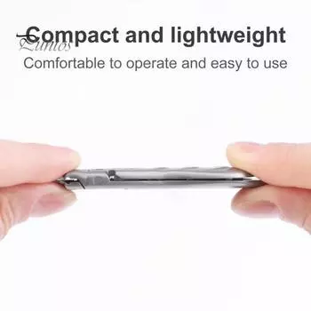 Портативные кусачки для ногтей с брызгозащищенным острым лезвием из нержавеющей стали с широкими губками, складной небольшой резак для ногтей на руках и ногах, встроенная пилка для ногтей 1pc