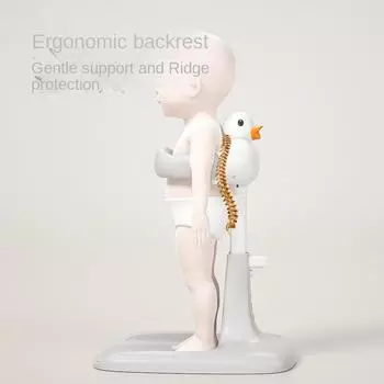 Портативные нескользящие полки для детской ванны в форме утки, ручка для душа, регулируемая длина, подставка для стоящего душа малыша