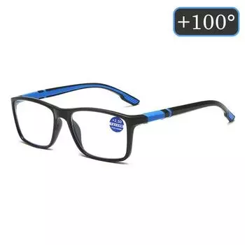 Портативные очки для чтения Tr90 для женщин и мужчин, анти-синий свет, очки для пресбиопии, бифокальные очки для ближней дальнозоркости +1,5 ... 4,0 400