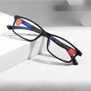 Портативные полимерные очки для чтения высокой четкости с защитой от синего света, полнокадровые TR, модные очки для чтения с разной степенью защиты для мужчин и женщин +100