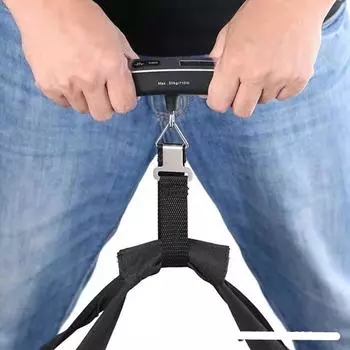 Портативные весы с цифровым ЖК-дисплеем 110 фунтов/50 кг, электронные подвесные чемоданы для багажа, дорожные весы, сумка для багажа, баланс веса серебряный