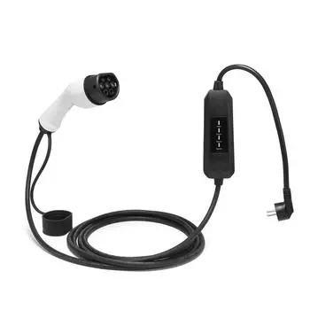 Портативные зарядные устройства для электромобилей 13А, автомобильное зарядное устройство новой энергии со световым индикатором разноцветный