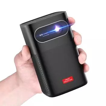 Портативный 3D 4K мини 1080P M1 проектор для домашнего кинотеатра чёрный