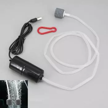 Портативный 5 В USB-воздушный насос для аквариума, бесшумный компрессор для аквариума, мини-оксигенатор, кислородный аэратор, аксессуары для аквариума