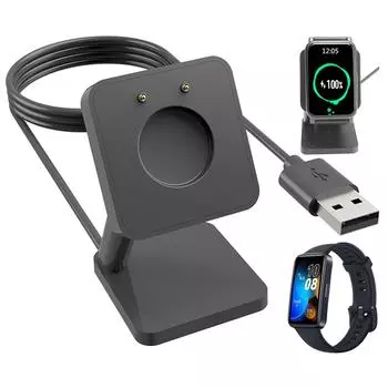 Портативный адаптер питания, зарядная стойка, док-станция, кронштейн-основание, подходит для умных часов Band 8, магнитный USB-кабель для зарядки