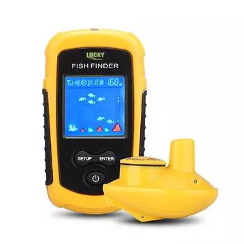 Портативный эхолот, эхолот, глубина, океан, река, беспроводной эхолот с цветным экраном FFW1108-1