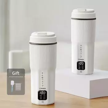 Портативный электрический чайник 500 мл, многофункциональная нагревательная чашка, чашка для тушения, горшок для сохранения здоровья, термопот, мини-чайник для путешествий, 220 В AU