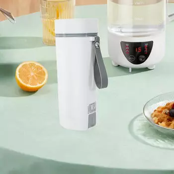 Портативный электрический чайник герметичный дорожный для путешествий авто автомобиль дом белый белый