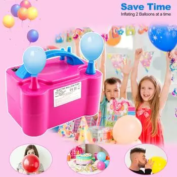 Портативный электрический двухсопловой электрический нагнетатель воздуха для украшения вечеринки One Size