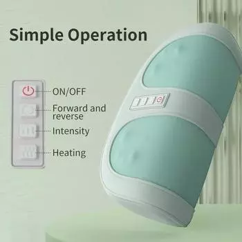 Портативный электрический массажер для ног с горячим компрессом, массажер для ног, шиацу, глубокий массаж тела, роликовый массажер для пальцев, запястий, рук, ног US Plug