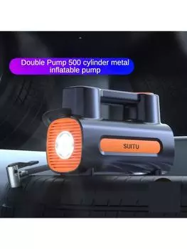 Портативный электрический надувной насос, автомобильный надувной насос со светодиодной подсветкой для шин, мячей, надувных кроватей, надувного плавательного круга