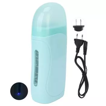 Портативный электрический нагреватель воска для депиляции, зеленый воск для удаления волос на руках, ногах, подмышках US Plug 110V