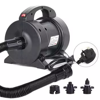 Портативный электрический насос 1600 Вт, насос для воздушного матраса, быстрая инфляция, электрический воздушный насос, надувной дефлятор EU Plug