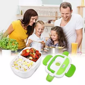 Портативный электрический обогреватель, ланч-бокс, автомобильная вилка, контейнер для хранения еды Bento, грелка розовый