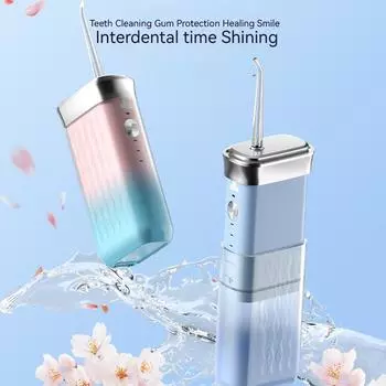 Портативный электрический ополаскиватель для зубов, аккумулятор большой емкости, можно использовать в течение недели, домашняя дорожная чистка зубов более удобна