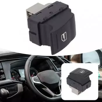 Портативный электрический переключатель окон, профессиональная компактная стандартная кнопка главного окна 7E0959855 для Transporter T5 Multivan чёрный