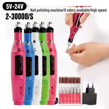 Портативный электрический полировщик для ногтей и омертвевшей кожи