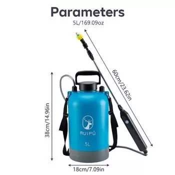 Портативный электрический ранцевый насос-распылитель для орошения, дезинфекции, полива, разбрызгивания, регулируемая насадка, новый дизайн