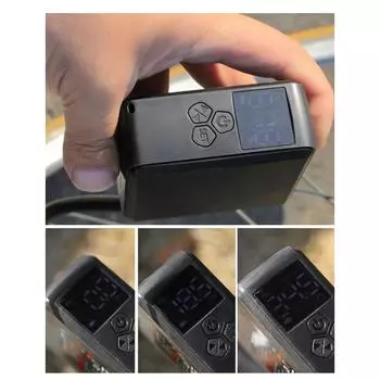 Портативный электрический воздушный насос 150PSI Беспроводной воздушный насос высокого давления Накачивание шин Поддержка шин чёрный