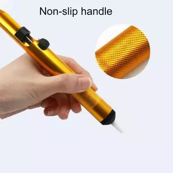 Портативный алюминиевый всасывающий насос для распайки, вакуумный паяльный инструмент для ручной сварки