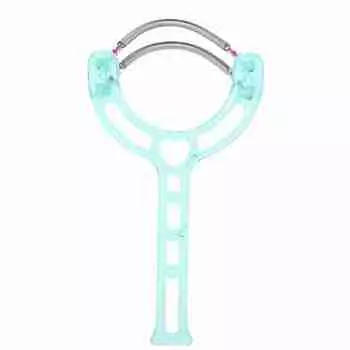 Портативный эпилятор для лица и губ, удаление волос, пластиковая пружина, косметический инструмент (зеленый) зелёный