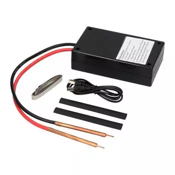 Портативный аппарат для точечной сварки Geevorks со сварочными ручками, 6 передач, регулируемый, 4000 мАч, перезаряжаемая мини-точка чёрный