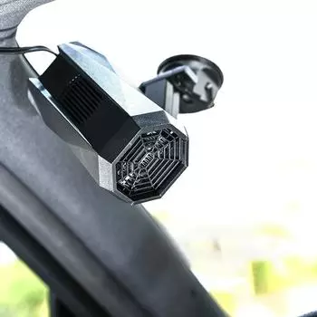 Портативный автомобильный обогреватель 12 В 150 Вт, антизапотеватель с естественным горячим ветром, разъем для прикуривателя