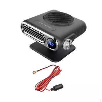 Портативный автомобильный обогреватель, практичный автомобильный аксессуар, простой в установке вентилятор 12 V
