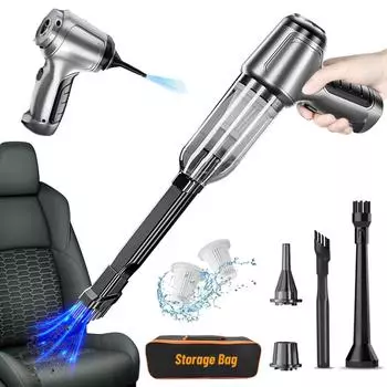 Портативный автомобильный пылесос, мощный беспроводной автомобильный пылесос, 95000 Па, сильная сила всасывания, ручной автомобильный пылесос для автомобиля