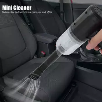Портативный автомобильный пылесос, перезаряжаемый автомобильный пылесос, USB, беспроводной электрический автомобильный пылесос для спальни, гостиной, офиса