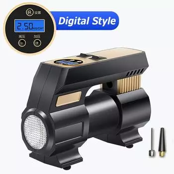 Портативный автомобильный воздушный насос, электрический насос для накачки шин, цифровой воздушный компрессор, 12 В, автошинный насос, автомобильные аксессуары MYY