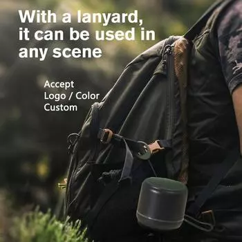 Портативный беспроводной Bluetooth-динамик, компактное устройство с насыщенным звуком, отлично подходит для семейных пикников и пляжных дней белый