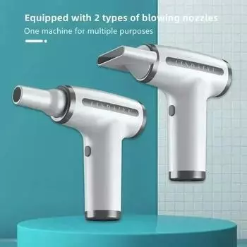 Портативный беспроводной фен 4 в 1, многофункциональный электрический пылеуловитель, дорожный фен с зарядкой от USB и отрицательными ионами чёрный