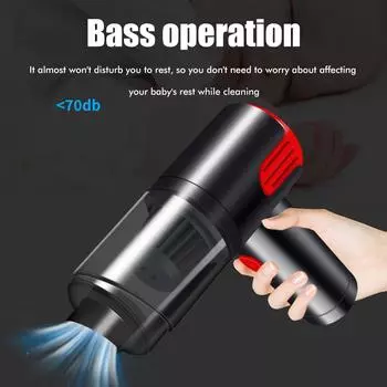 Портативный беспроводной ручной пылесос перезаряжаемый мощный небольшой всасывающий пылесос для домашней чистки автомобиля от шерсти домашних животных