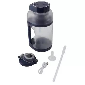 Портативный блендер-чашка 1500 мл USB перезаряжаемый многофункциональный электрический беспроводной соковыжималка блендер для L синий