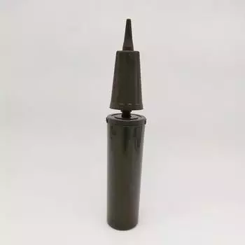 Портативный большой 9,5-дюймовый мяч для йоги, толкаемый вручную, надувной картридж, насос для воздушного шара, 24 см, плавательный круг, соломенный мяч small ball gas cylinder color random