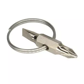 Портативный брелок для ключей, отвертка, многофункциональная карманная крестовая отвертка, инструмент для ремонта гаджетов, инструменты для снятия винтов красный