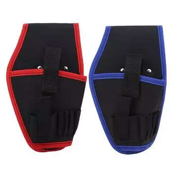 Портативный держатель для дрели Holst Pouch Беспроводной инструмент Оксфордская дрель Поясная сумка для инструментов One size красный